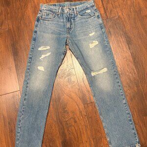 Levi's 502 Regular Taper Jeans, Distressed
